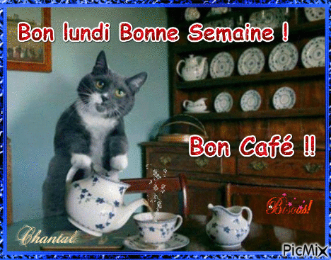 Image result for gif bon lundi bisous